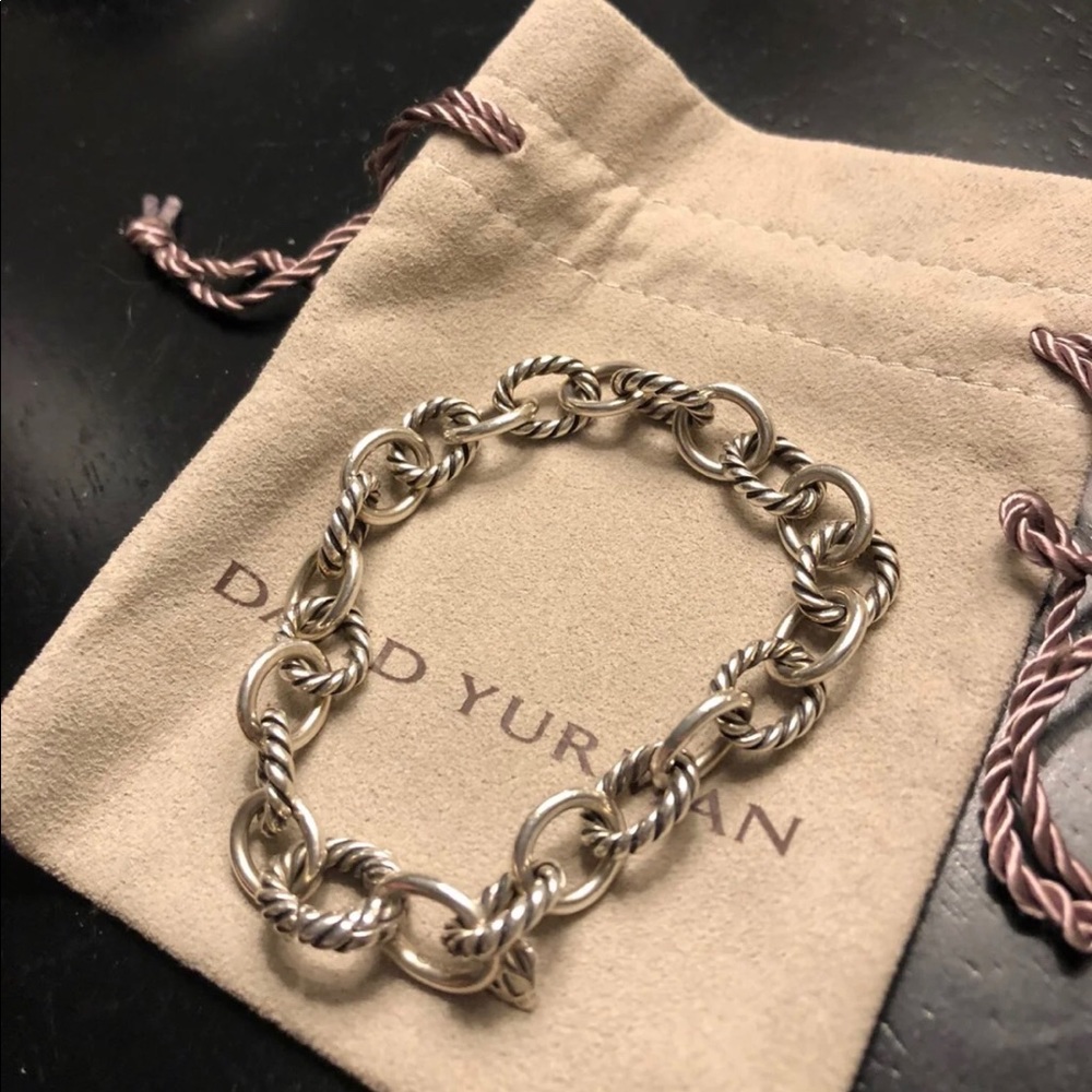 Authentic David Yurman Medium Link Bracelet